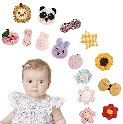 MiDoDo bébé épingle à cheveux Mini bowknot épingle à cheveux pour nouveau antidérapant jeune enfant Barrett accessoires de cheveux pour bébé fille à poils fins