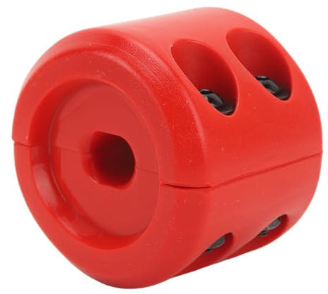 Bouchon de Crochet de Câble de Treuil, Tampon de Crochet de Ligne de Corde en Caoutchouc avec clé Hexagonale pour Camions ATV UTV SUV ORV (Rouge)