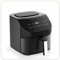 LITTLE BALANCE 8704 Crousty Light XL, Friteuse sans huile, Air Fryer, 10 programmes pré-définis, 7 litres pour 6 personnes, 1600 W, Noir