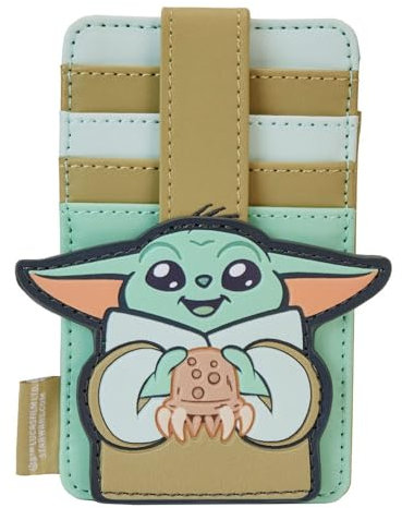 Loungefly Star Wars Grogu and Crabbies Étui à Cartes, Noir