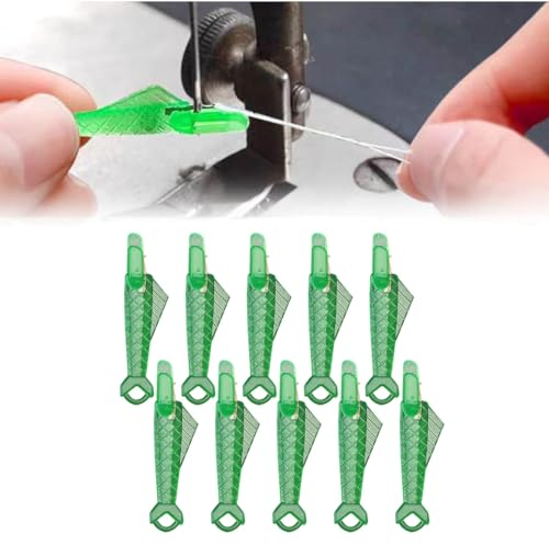 Fischmaul-Nähmaschine Nadeleinfädler, Einfädelhilfe für Nähnadeln, Automatischer Einfädler Nadel Threading Tool, Schnelleinfädler für DIY Handnähen (5)