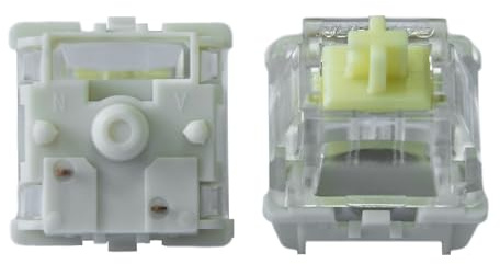 GATERON Jupiter Series Mechanical Keyboard Switches(Banana Tactile,110PCS) | 59gf,RGB LED,5 Pin,Factory Pre-lubed,compatible for MX Mechanical Keyboard