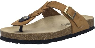 Josef Seibel Damen Klassische Sandalen Hermine.15,Weite G (Normal),Strandschuhe,Sandaletten,bequem,Sommerschuhe,Camel,43 EU
