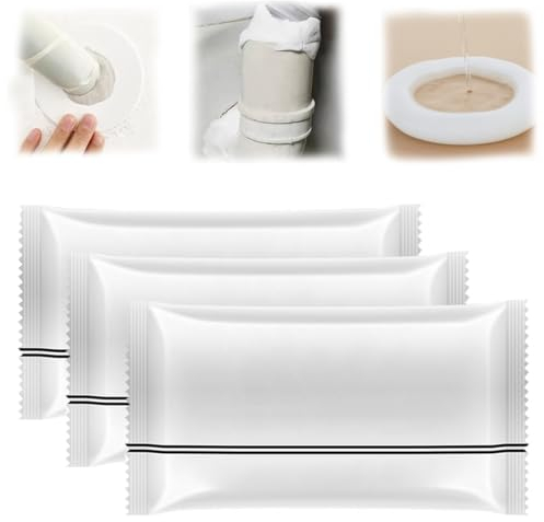 Sellador impermeable, arcilla de reparación resistente al agua, rápida, conexiones de drenaje, agujeros de pared, agujeros de aire acondicionado (3)
