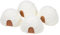 HOLIDYOYO Mini-Iglu-Spielzeug 4 Stück Lebensechte Eishaus-Modelle Realistische Iglu-Figur Antarktis-Figur Kognitives Kinderspielzeug Für Feengarten Mikro-Landschaft Weihnachtsdekoration