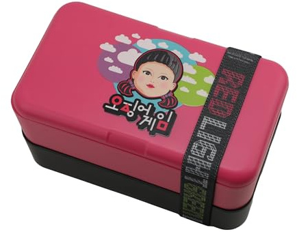 Cinereplicas Squid Game – Bento Squid Game Box – 18 x 10 x 10.5 cm – Officially Licensed