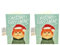 2 Stück Endless Meowy Christmas Glitter Trap Card | Lustig Weihnachtskarte Mit Musik Nonstop | Weihnachtskarten mit Schleifen Meow Musik Über 3 Stunden | Christmas Greeting Cards für Katzenliebhaber