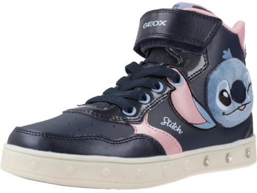 Geox Girl's J Skylin Girl Sneaker