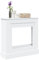 Xichuzi Cornice per Camino Bianca 90x30x90 cm in Truciolato,Cornice per Camino,Cornice Decorativa Caminetto-854589