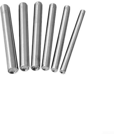 Mushroom Domed Snap Rivet Tool for Leather Craft Steel Punch Hand Tool for Spike Studs and Fabric Cutting (5mm)