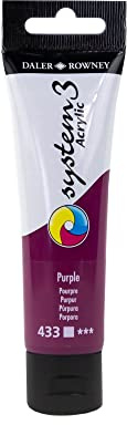Daler-Rowney System3 Acrylic Paint, Plastic Tube, 2oz - 59 ml, Purple