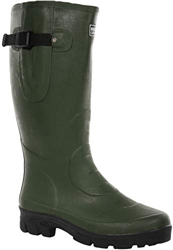 Regatta Mens Rivington Water Resistant Wellies - Deep Green - 12 UK