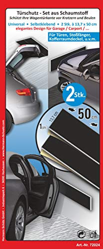 carstyling XXL Türschutz-Set aus Schaumstoff selbstklebend 2er-Set à 40 x 14 x 1 cm