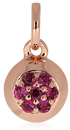 XEN Anhänger mit 7 Rhodolithe ca. 0,32 ct. rosèvergoldet