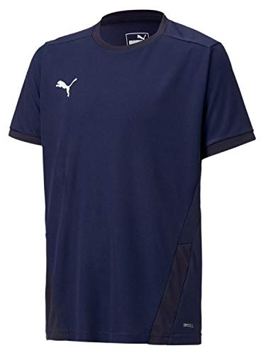 PUMA Unisex Kinder, teamGOAL 23 Jersey jr Trikot, Peacoat-New Navy, 164