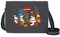 Dogs Playing Poker - Umhängetasche Messenger Bag für Geeks und Nerds mit 5 Fächern - 15.6 Zoll, Schwarz Anthrazit