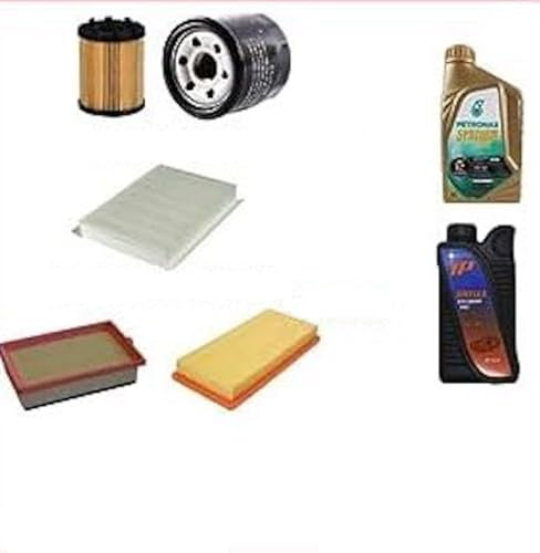 AOQ - KIT TAGLIANDO COMPATIBILE CON FIAT 500 L 1.4 BENZINA 3 FILTRI (ARIA, OLIO ABITACOLO+4LT OLIO 5W40))