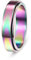 Corato Ring Herren Regenbogen Edelstahl Ring Spinner Hochzeit Ring für Männer Freundschaftsring Partnersring Fröhlich Ring Größe 59 (18.8)
