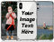 AnNengJing Personalised Photo Phone case Custom Soft TPU Clear Shock Absorbing Cover for iPhone X/XS- Design Your Own Phone Case with Image Text and Logo