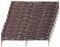 KADAX Palisade aus Weide, natürlicher Weidenzaun, handgemachter Weidenflechtzaun, Gartenzaun für Wegabgrenzung und Beete, Zaun Rasenkante (10 Stück 120x20cm)