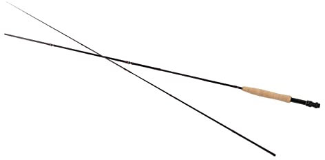 Canne à pêche à la mouche flexible 4 pièces avec sac de rangement pour activités de plein air (2,4 m simple)