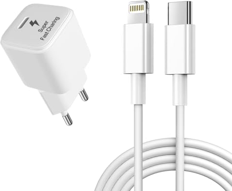 Chargeur Rapide for iphone - Certifié MFi - Chargeur for iphone PD 20W avec Cable 6FT USB C vers Lightning Chargeur de Type C pour iPhone 14/14 Plus/14 Pro/14 Pro Max/13/12/11/SE/iPad,etc