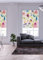 Lister Cartwright Autumn Floral Patterned Roller Blinds (180 X 160 CM) Blackout Blind for Bedroom Bathroom Kitchen Windows Child Safety included