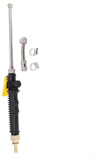 SPORTARC Baguette de pulvérisateur en acier inoxydable pour nettoyeur haute pression, ajustement universel, buses réglables, transformez votre tuyau en nettoyeur haute pression (48 cm)