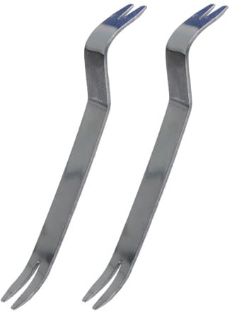 GroveEss 2 strumenti per finitrice in acciaio inossidabile, strumento di rimozione della finitrice, accessori per l'estrazione di pavimentazioni in argento, accessori per giardino, prato, cortile,