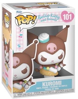 Funko POP! Sanrio: Hello Kitty - Kuromi - (IC) - Figura in Vinile da Collezione - Idea Regalo - Merchandising Ufficiale - Giocattoli per Bambini e Adulti - Cartoons Fans - Figura per i Collezionisti