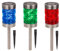 3er Set LED Garten Solar Lampen Mystic Star mit Erdspieß Solarlampen Terrasse Solarleuchten