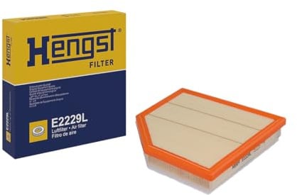 HENGST - Luftfilter E2229L - Luft-Filtereinsatz für KFZ | Hochwertiger Motorluftfilter für Otto- oder Dieselmotor - Schutz für Motoren - Wasserbeständig