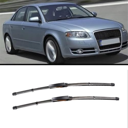 22+22 Scheibenwischer, für Audi A4 B7 S4 RS4 2004-2008 Windscreen Wipers Silikon Wischblatt Auto Accessoire