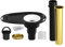 Kit de vidange de baignoire autoportant avec cordier en laiton complète l'évacuation de baignoire autoportante pour une installation rapide et sans désordre