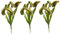 NASSMOSSE Venus Flytrap, 3pcs/Set 15,8 Zoll künstliche Venus-Fliegenfalle, lebensechter 8-Kopf-Venus-Fliegenfalle-Kostüm, Wiederverwendbare Kunstpflanzen für Büro-Heimtisch Vase Garten Innenräume