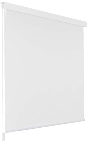 LLEZKBR Home & Garden,Bathroom Accessories,Shower Curtains,Shower Roller Blind 120x240 cm White