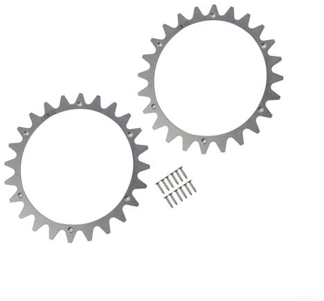 Brocas robóticas de tracción para cortacésped Worx L Series de acero inoxidable pulido