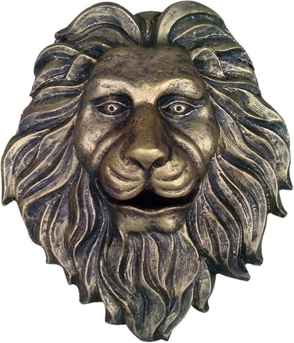 Fontaine Murale Tête De Lion – Fontaine D'intérieur Et D'extérieur en Fausse Pierre 3D – Décoration Artisanale pour Jardin, Terrasse Et Véranda