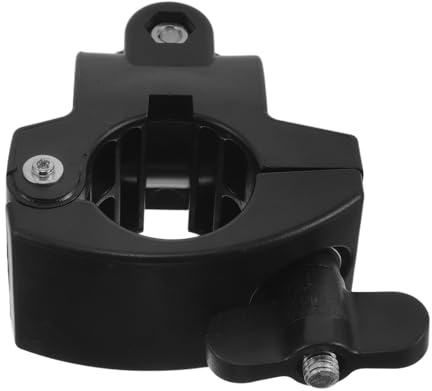 LAPYAPPE Pince de Fixation pour Rack Batterie Électronique Robuste en Plastique et Métal, Clip Rapide 38-22mm, Accessoire Léger pour Sessions de Pratique