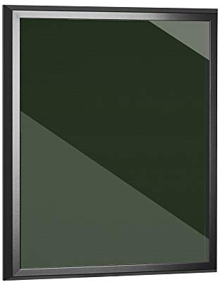 Objektrahmen 2 cm tiefer Bilderrahmen VARIANTO35 80x100 cm Schwarz matt mit Passepartout