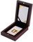 Goldbarren 2g Heraeus im edlen Geschenk-Etui mit Grußkarte - Mahagoni - Feingold 999,9 (2g Gold Geschenk)