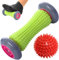 ROMIX Rouleau Massage Pieds, Fasciite Plantaire Point de Trigger Pied Masseur pour Tissus Profonds Musculaire Massage, Acupression Réflexologie Rouleaux Stick pour Mains Épaule Bras Douleur