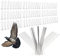 com-four® 3,2 Meter Premium Taubenabwehr Spikes 5-reihig, Edelstahl 304 Rostfrei und Langlebig, 10 x 32 cm fertig montiert, teilbar, Vogelabwehr, Vogelschreck, Taubenschutz