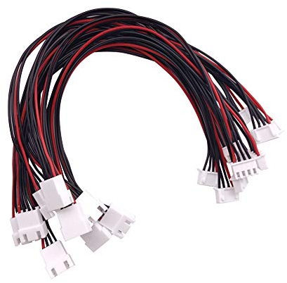 YIXISI 10 Stück 3S JST-XH LiPo Akku Balance Ladegerät Verlängerungskabel,Verlängerungskabel für das Batterie-Ladegerät, Lipo Baterrie JST-EH Stecker Ladekabel