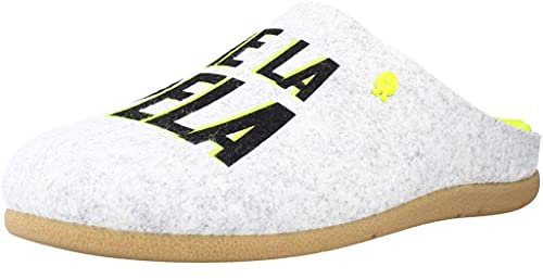 HOT POTATOES Varde, Pantuflas Hombre, Gris, 42 EU