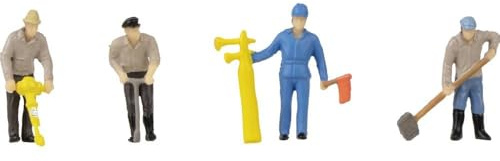 Figuren-Set mit Mini-Sound-Effekt Gleisbauarbeiter & Tremolo