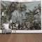 LNXSESN Wandteppich Blatt Natürlichen Dschungel Wandtuch Polyester Deko Schlafzimmer Wandbehang Wanddeko Wohnzimmer Tapestry Aesthetic Room Decor Wand Zimmer Deko Aesthetic Wandteppiche 150x230cm