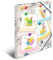 HERMA Sammelmappen A4 Kinder Holzoptik Set, 3 Stück, Eckspanner-Mappen aus Pappe mit Kindergarten Motiv, Gummizug, Innenklappen und Innendruck für Jungen, Mädchen und Kinder