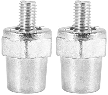 Bzocio Un Par de Bornes de Carga de Terminales Laterales de BateríA de AleacióN de Zinc Ajustan una Terminales de Cable de BateríA Positivo (+) o Negativo (-) de 8 Mm