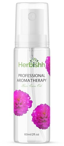 Herbishh Essential Care Blumenhaaröl-Haaröl für trockenes, geschädigtes Haar & Wachstum - Bio-Haaröl Formel - Natürliches Haaröl in Premiumqualität - Haarpflegeöl - 24 Stunden anhaltender Duft